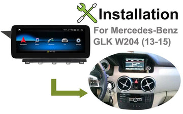 Mercedes Benz GLK X204 2013-2015 GPS navigation installation manual