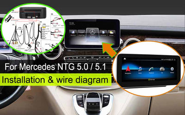 Mercedes Benz Command NTG 5.0/5.1 Android navigation installation wire-diagram