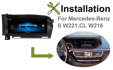Mercedes Benz S class W221 W216 CL (05-13) navigation GPS installation manual