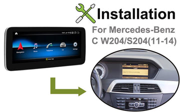Mercedes Benz C class W204 2011-2014 GPS navigation Installation