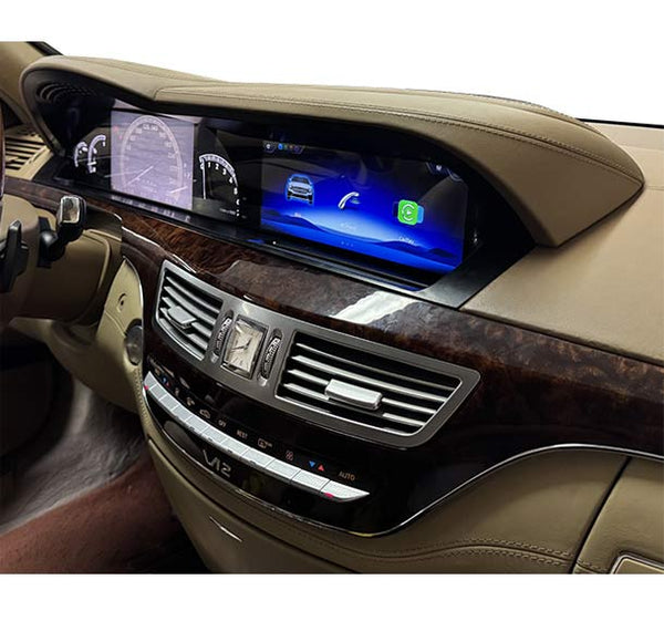 11.6'' Linux CarPlay Screen for Mercedes S class W221 CL W216 2006-2013