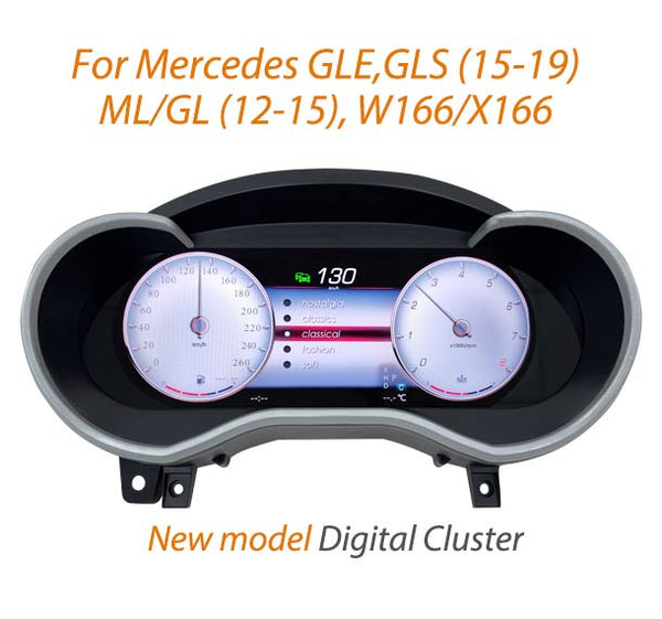 11'' Digital Cluster for Mercedes-Benz GLE/GLS (2015-2019) ML/GL(2012-2015)
