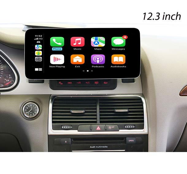 10.25 '' 12.3'' Audi Q7 Android 14 GPS Navigation Apple Carplay Android ...