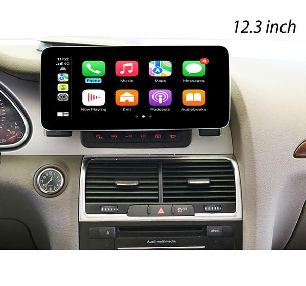 10.25 ''/ 12.3''  Audi Q7 2006-2015 Android 13 GPS Navigation Apple Carplay