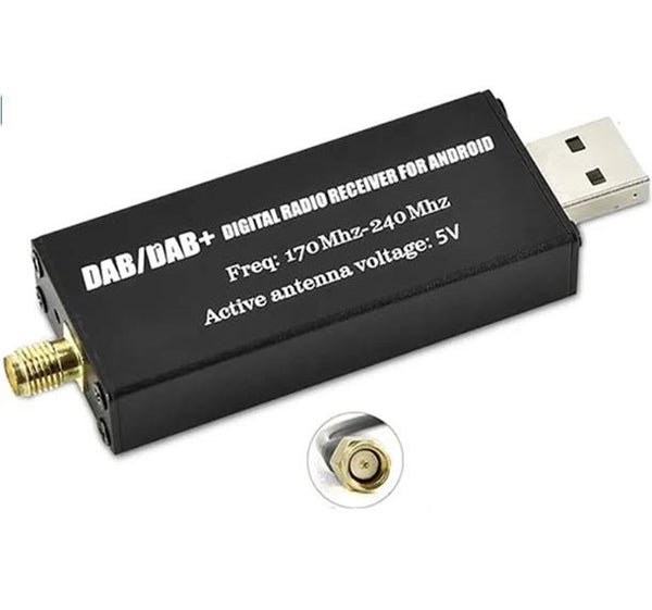 Car DAB+ Digital Audio Broadcasting Radio USB Receiver/Adapter for Android GPS screen