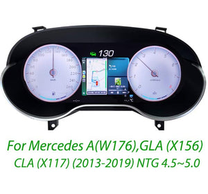 12.3'' Digital Cluster for Mercedes A(W176)/ CLA(X117) 2013-2019/ GLA(X156) 2015-2019