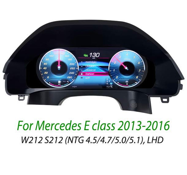 12.3'' Mercedes-Benz E class W212 S212 (LHD) Digital Instrument Cluster