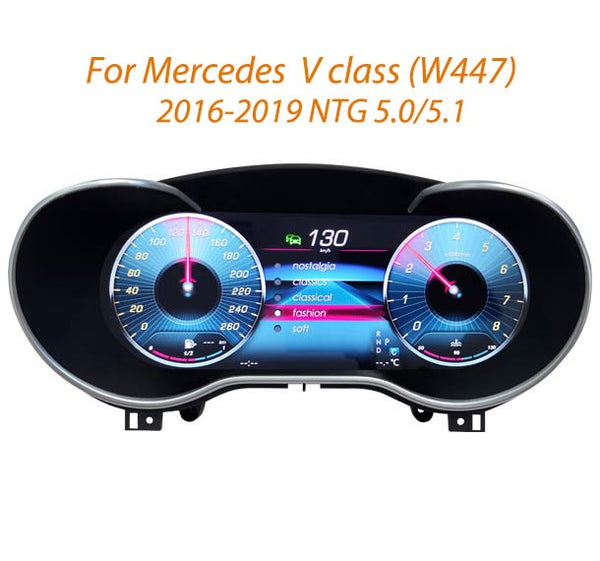 12.3 inch Digital Cluster for Mercedes-Benz V class (w447) 2016-2019