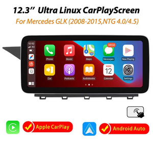 12.3'' Ultra Linux CarPlay Touch Screen for Mercedes-Benz GLK X204 (2008-2015)