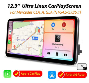 12.3'' Ultra Linux CarPlay Screen for Mercedes-Benz A/ GLA/ CLA 2013-2019