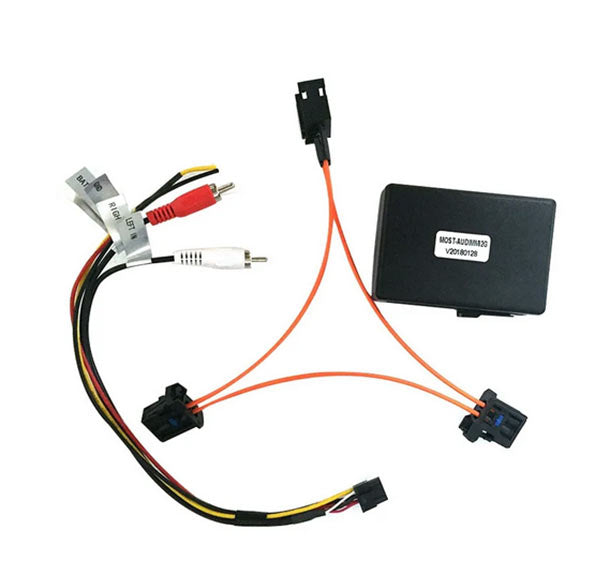 For Audi A6 A7 A8 Q7 05-09 AUX Car Optical Fiber Decoder Box