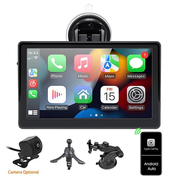 7 inch Wireless Apple CarPlay Android Auto Car Radio Video multimedia player for any cars
