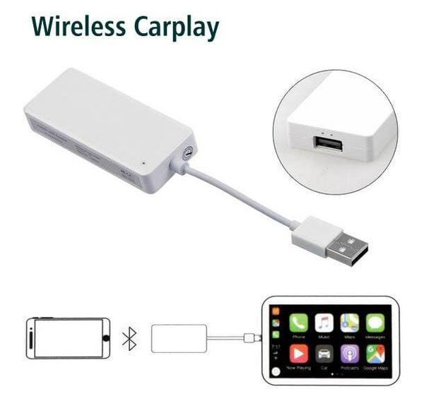 Wireless Apple Carplay Dongle aftermarket Android Auto adapter
