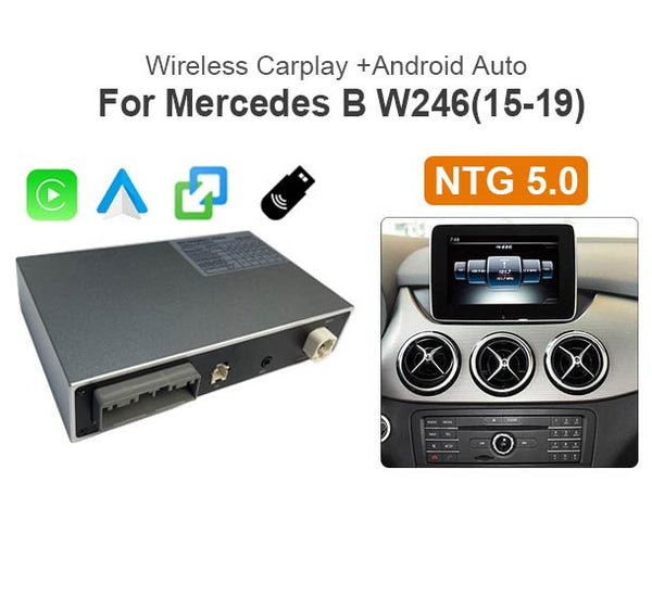 Mercedes-Benz B W246 2015-2019 Wireless Apple Carplay Android Auto