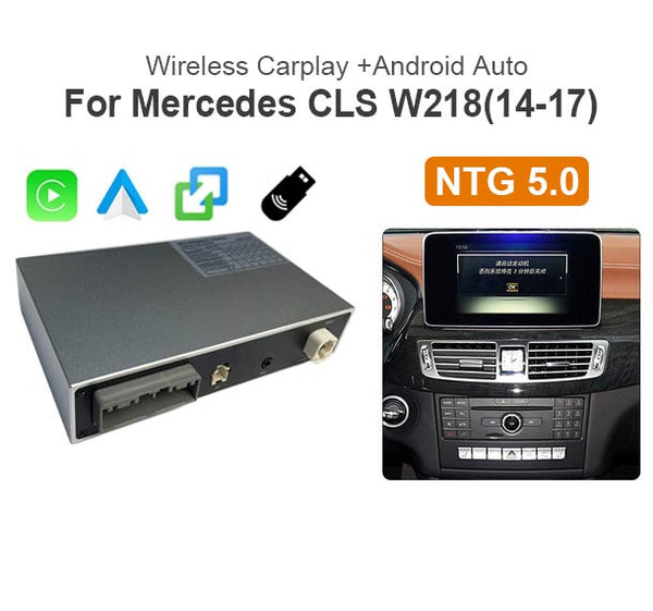Mercedes-Benz CLS W218 2014-2017 Wireless Apple Carplay Android Auto Upgrade