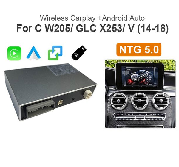Mercedes-Benz C W204 W205 GLC X353 V Wireless Apple CarPlay