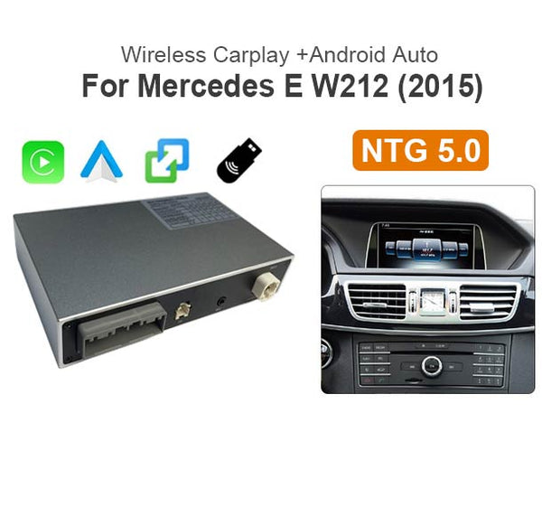 Mercedes-Benz E class W212 2015 Wireless Apple Carplay Android Auto