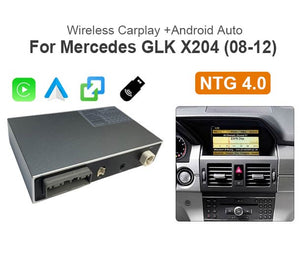 Mercedes-Benz GLK X204 2008-2012 Wireless Apple Carplay Android Auto Upgrade