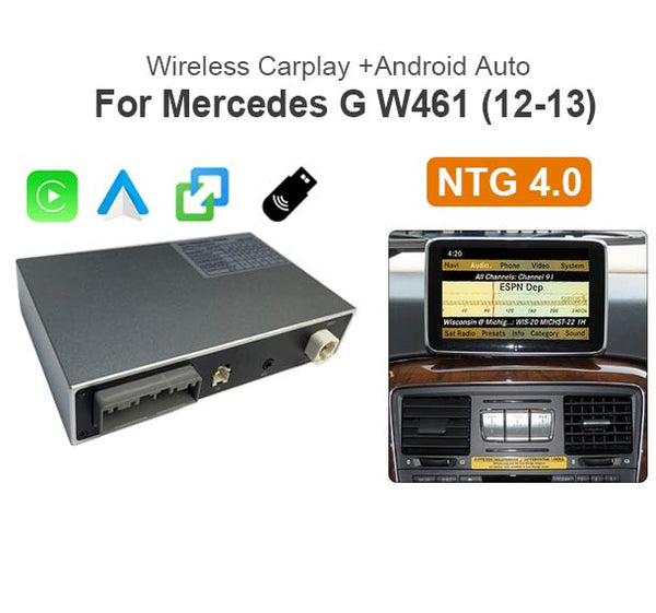 Mercedes-Benz G W461/ W461 2012-2013 Wireless Apple Carplay Android Auto