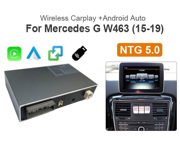 Mercedes-Benz G W463 2015-2019 Wireless Apple Carplay Android Auto