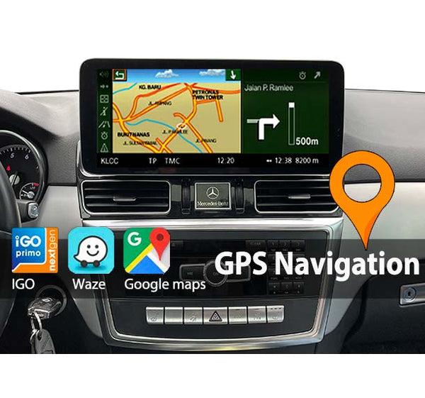 12.3'' Android 11 Navigation GPS screen for Mercedes-Benz ML/GL/GLS/GLE (2012-2019)
